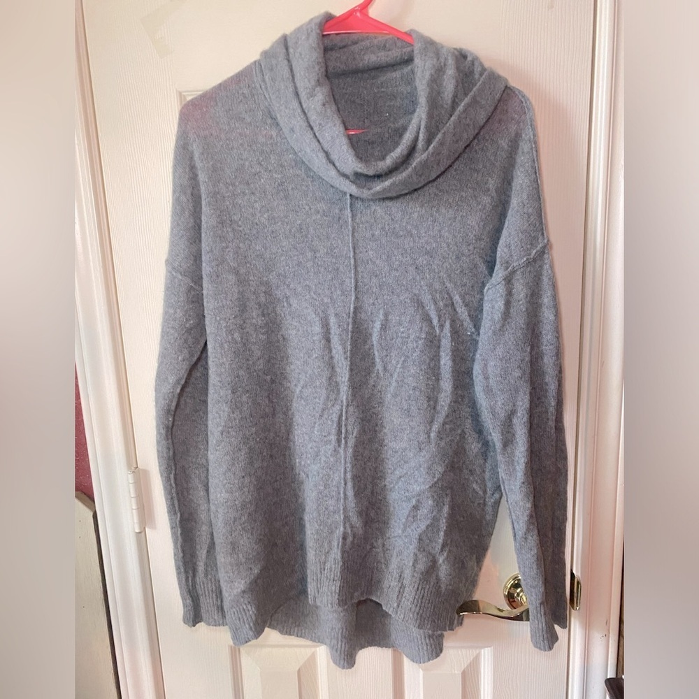 cashmere cowl sweater grey size M